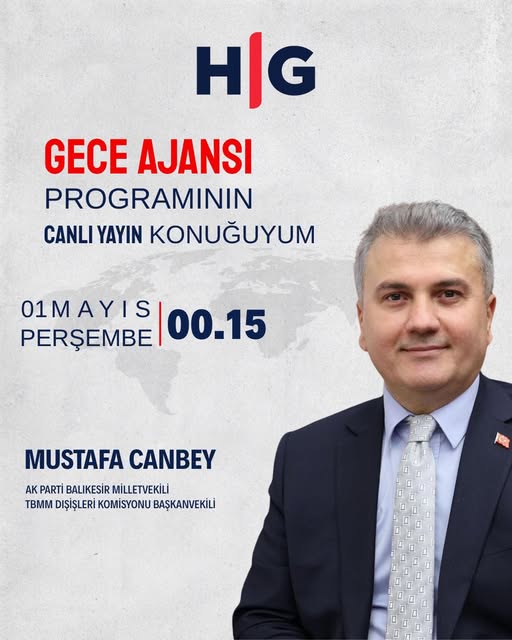 AK Partili Canbey, Bu Gece Haber Global'de Canlı Yayında