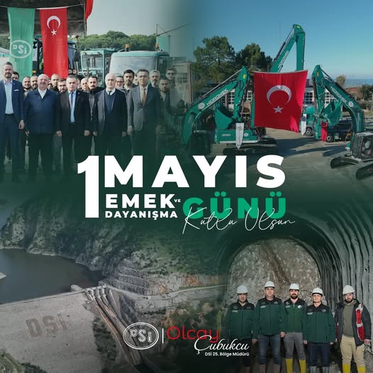 DSİ 25. Bölge Müdürlüğü 1 Mayıs'ı Kutladı