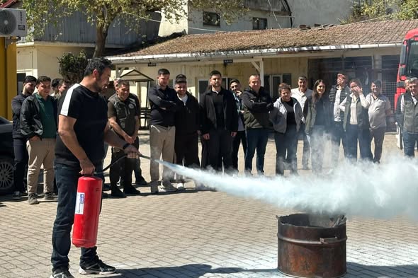 Sındırgı Orman Personeline Kapalı Alan Yangın Eğitimi
