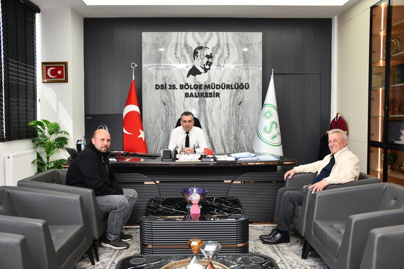 Balıkesir'de Muhtardan DSİ'ye Ziyaret: Bölge Çalışmaları Görüşüldü