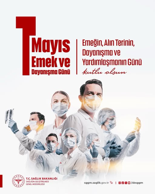 Balıkesir'de Sağlık Çalışanlarının 1 Mayıs Kutlaması