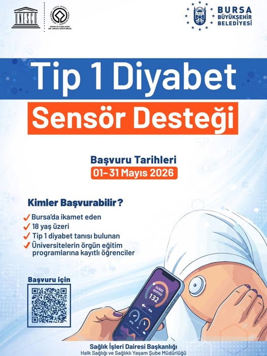 Bursa'daki Üniversitelilere Ücretsiz Glikoz Sensörü Desteği Başlıyor