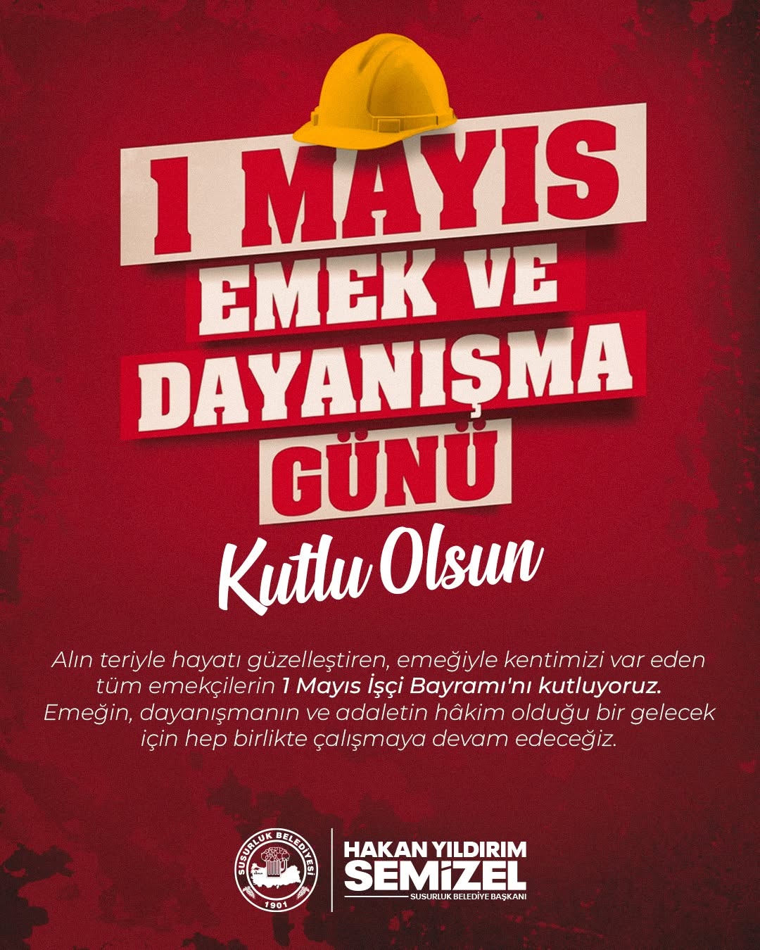 Susurluk'ta 1 Mayıs Kutlaması: Belediye'den Emekçilere Mesaj