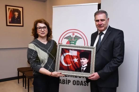 Balıkesir Kent Konseyi'nden Tabip Odası'na İş Birliği Ziyareti