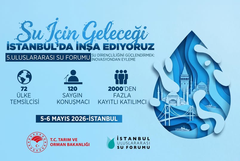 72 Ülke İstanbul'da Buluşuyor: Su Forumu Yarın Başlıyor