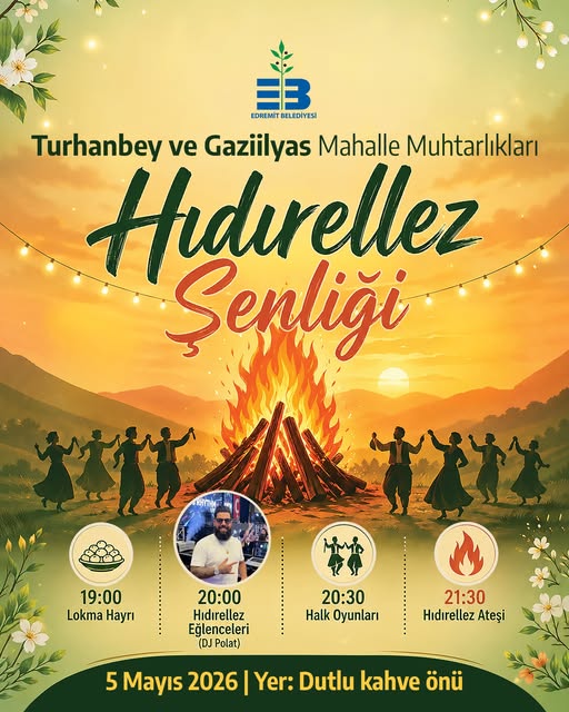 Edremit'te Hıdırellez Coşkusu: Bu Akşam Dutlu Kahve'de Buluşuyoruz