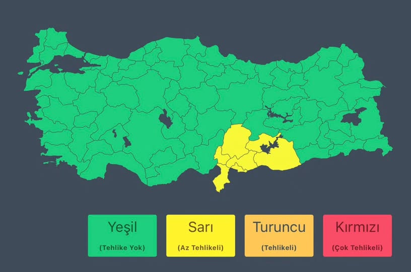 Güneydoğu'da Meteorolojik Alarm: 7 İlde Kuvvetli Sağanak ve Hortum Riski