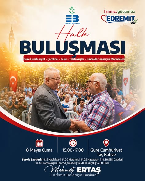 Edremit'te Vatandaşla Yüz Yüze: Halk Buluşmaları Başlıyor
