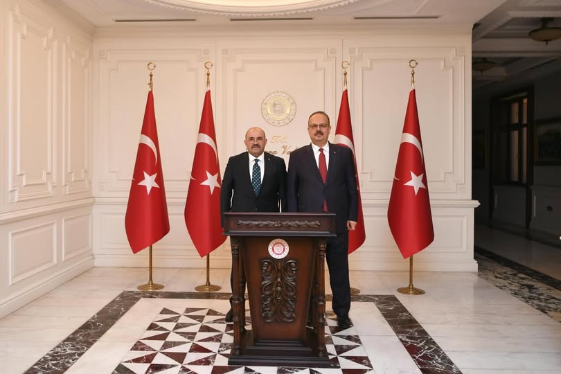 Balıkesir Valisi Ustaoğlu, Ankara Valisi Canbolat'ı Ziyaret Etti