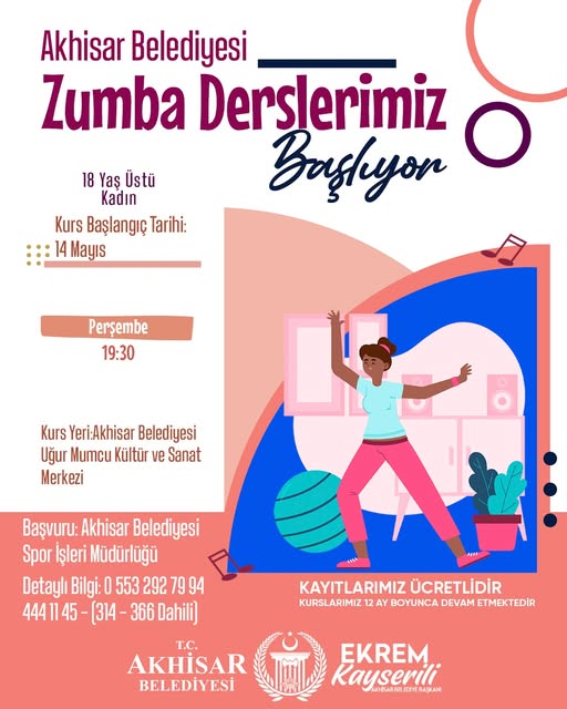 Akhisar'da Zumba Kursu Kayıtları Başladı: Sağlıklı Yaşam İçin Fırsat