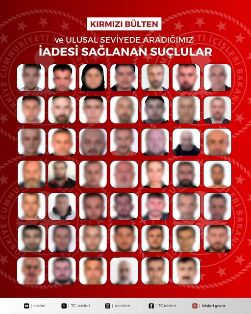 48 Suçlu Yurda Getirildi: Gürcistan'dan 31, Almanya'dan 7 İade