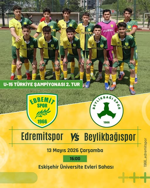 Genç Edro, U15 Türkiye Şampiyonası'nda Kocaeli'li Rakiple Karşılaşıyor