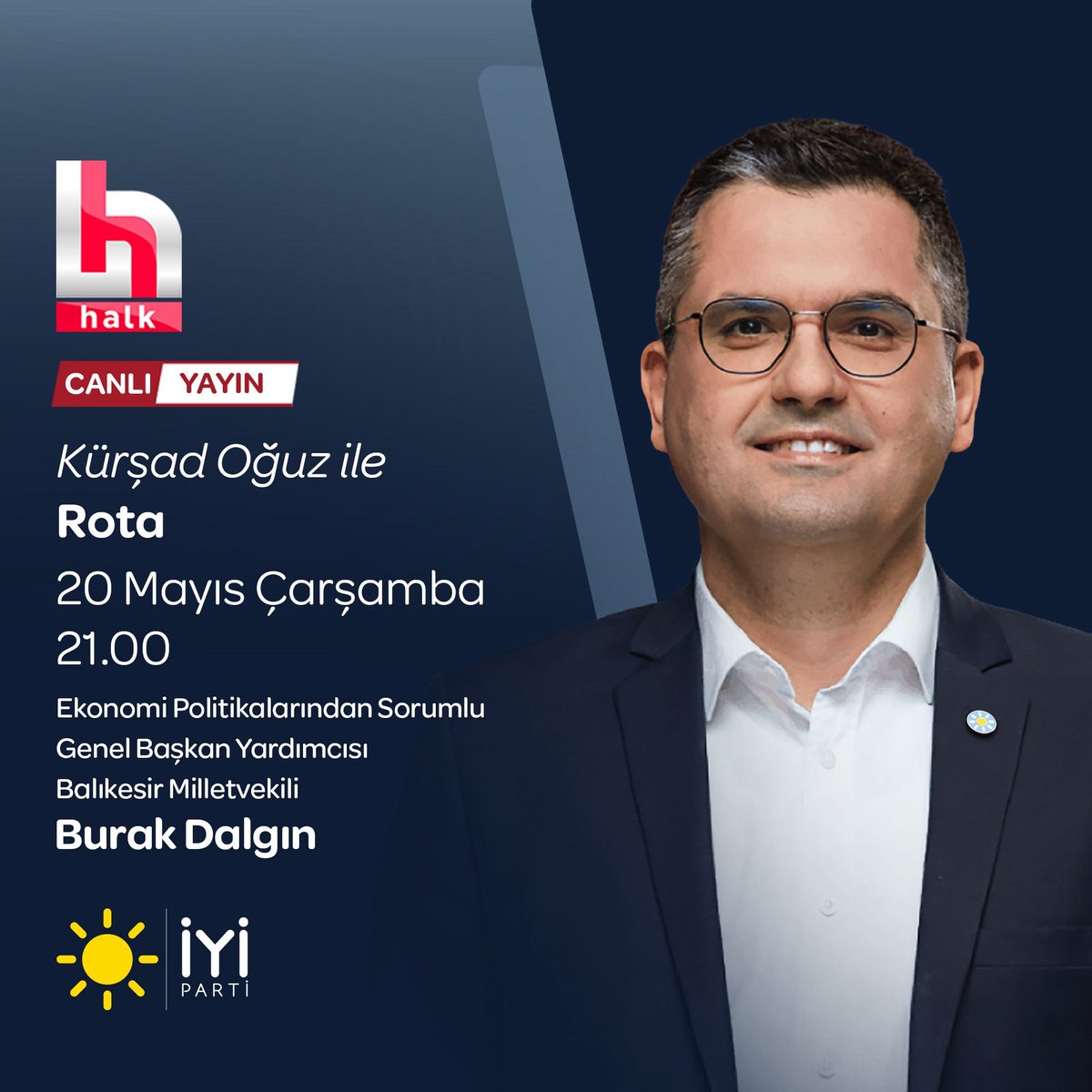 Balıkesir Milletvekili Burak Dalgin Bu Gece Halk TV'de