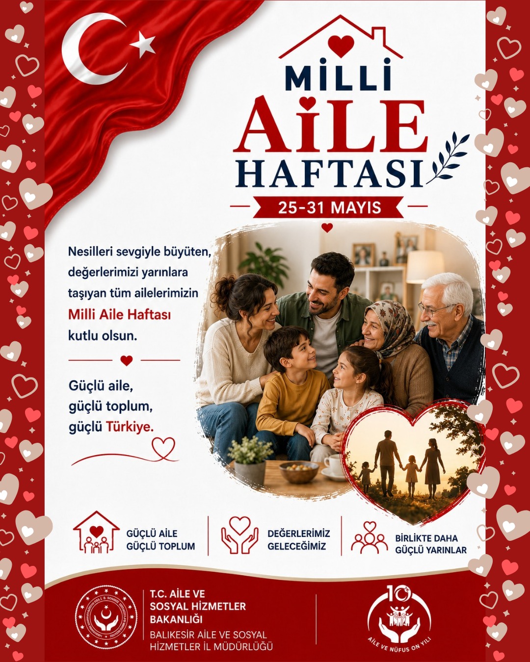 Balıkesir'de Milli Aile Haftası: Güçlü Aile, Güçlü Toplum, Güçlü Türkiye