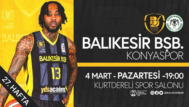 Balıkesir Basketbol, Konyaspor ile kritik karşılaşmada!