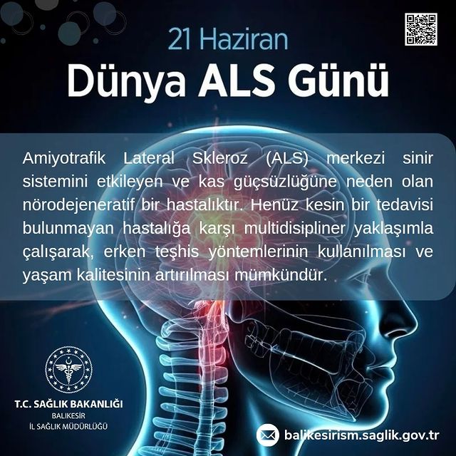 Amiyotrafik Lateral Skleroz (ALS) ve Dünya ALS Günü