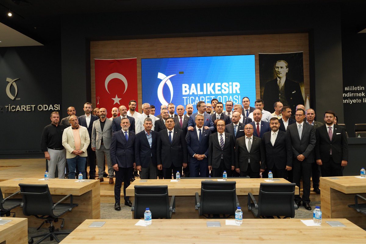 Balıkesir Ticaret Odası, Cemil Çiçek ve M. Rifat Hisarcıklıoğlu'nu ağırladı