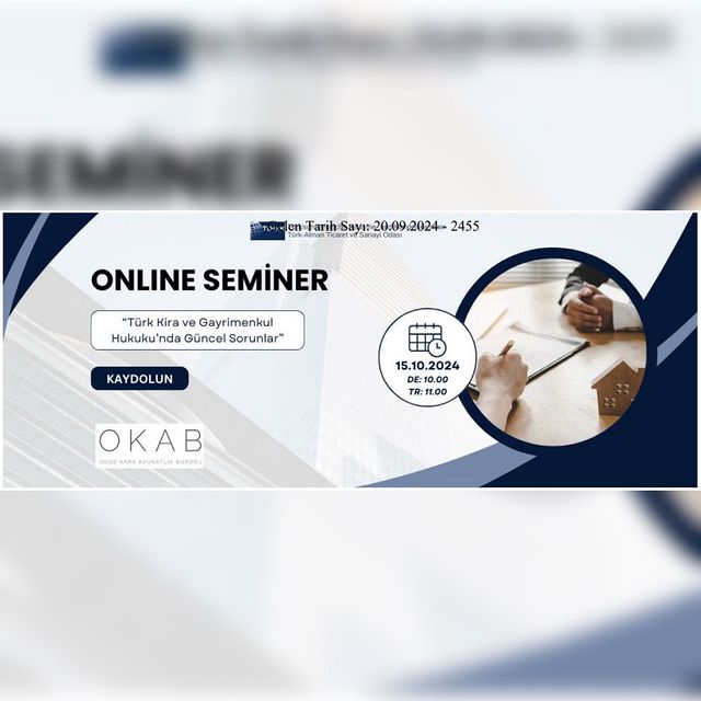 Online Seminer: 