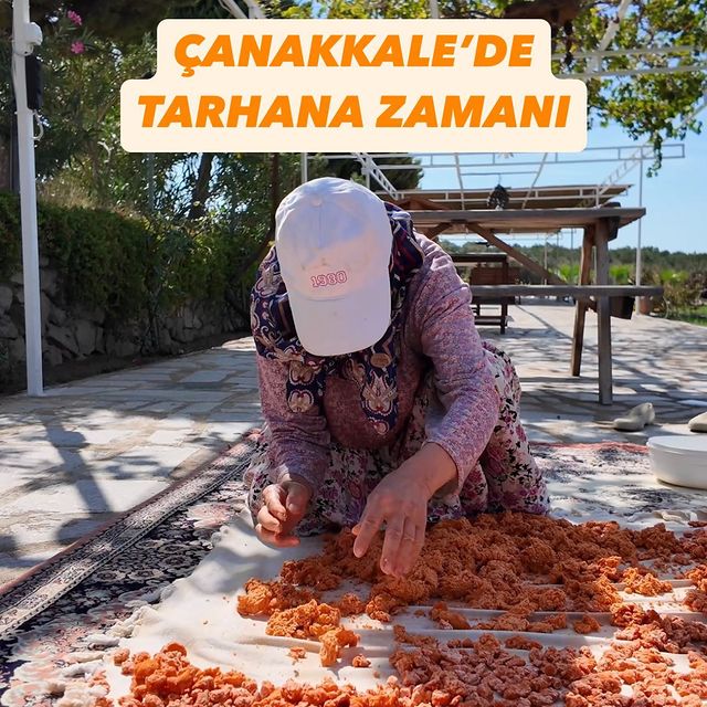 Çanakkale'de Tarhana Hazırlıkları Başladı