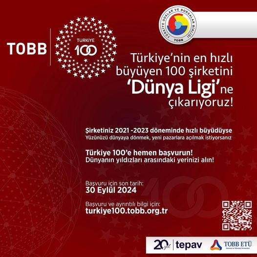 Türkiye 100 Başvuruları İçin Son Günler