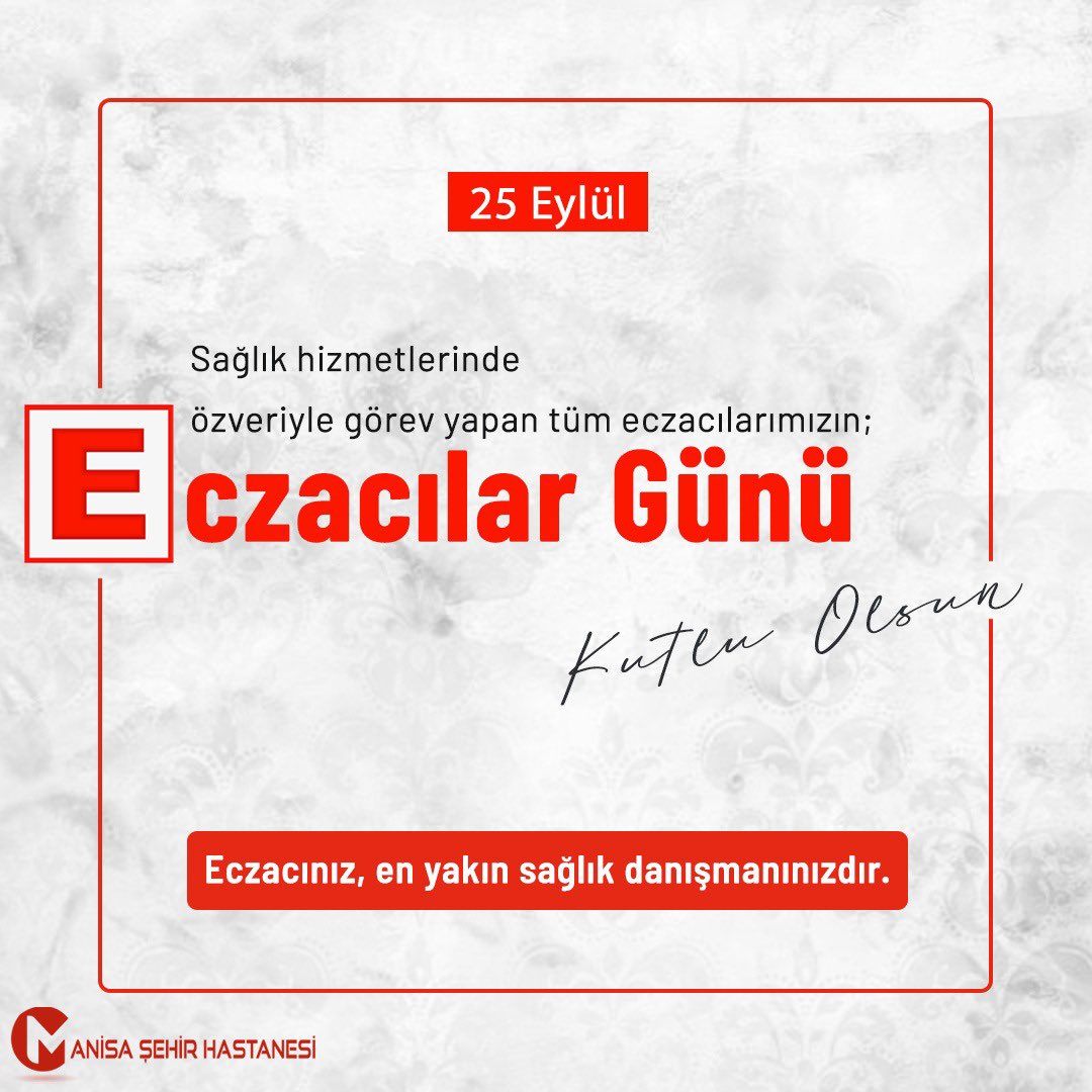 Dünya Eczacılar Günü Kutlaması