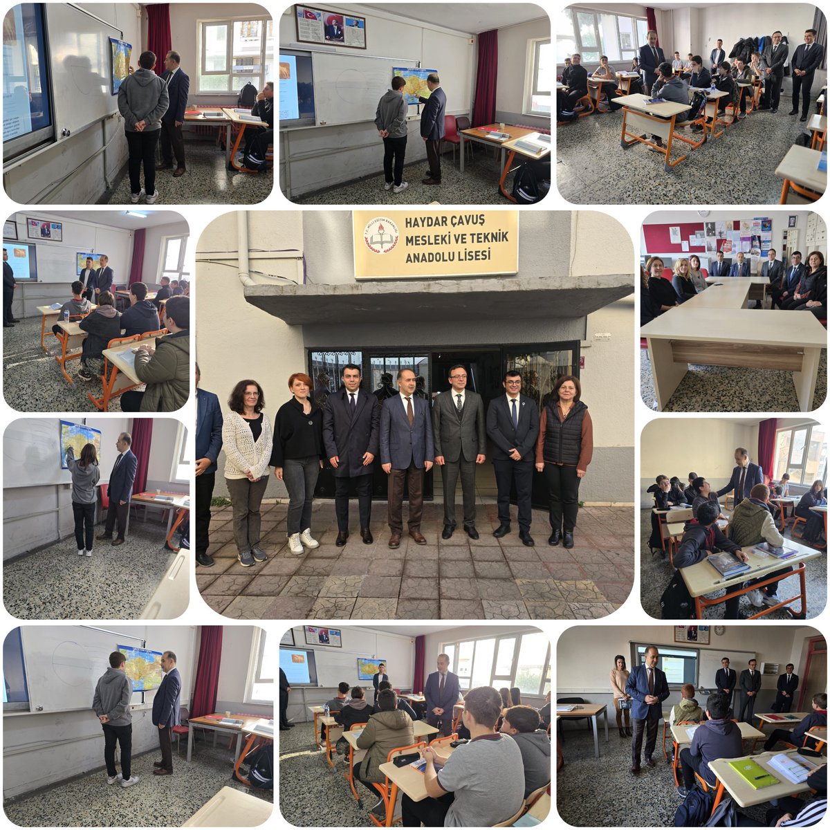 Bandırma Kaymakamı ve İlçe Milli Eğitim Müdürü Haydar Çavuş Mesleki Teknik Anadolu Lisesi'ni Ziyaret Etti