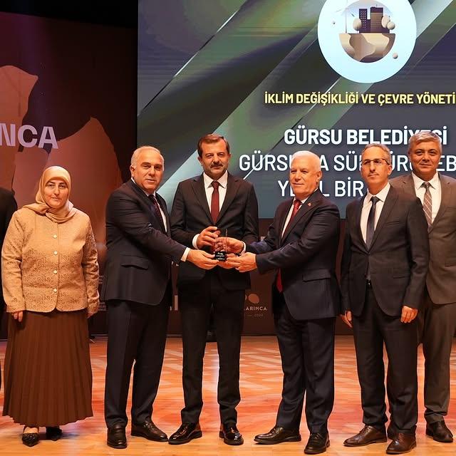 Marmara Belediyeler Birliği Altın Karınca Ödül Yarışması'nda Gürsu Belediyesi İki Ödül Kazandı