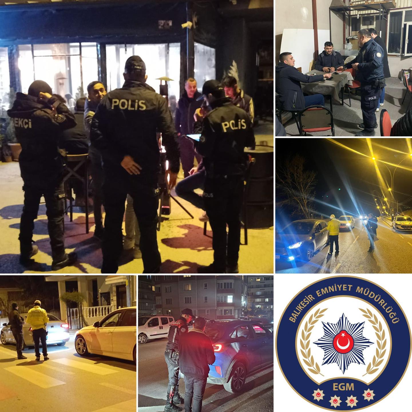 Balıkesir'de Asayiş ve Trafik Uygulamalarında 13 Aranan Şahıs Yakalandı