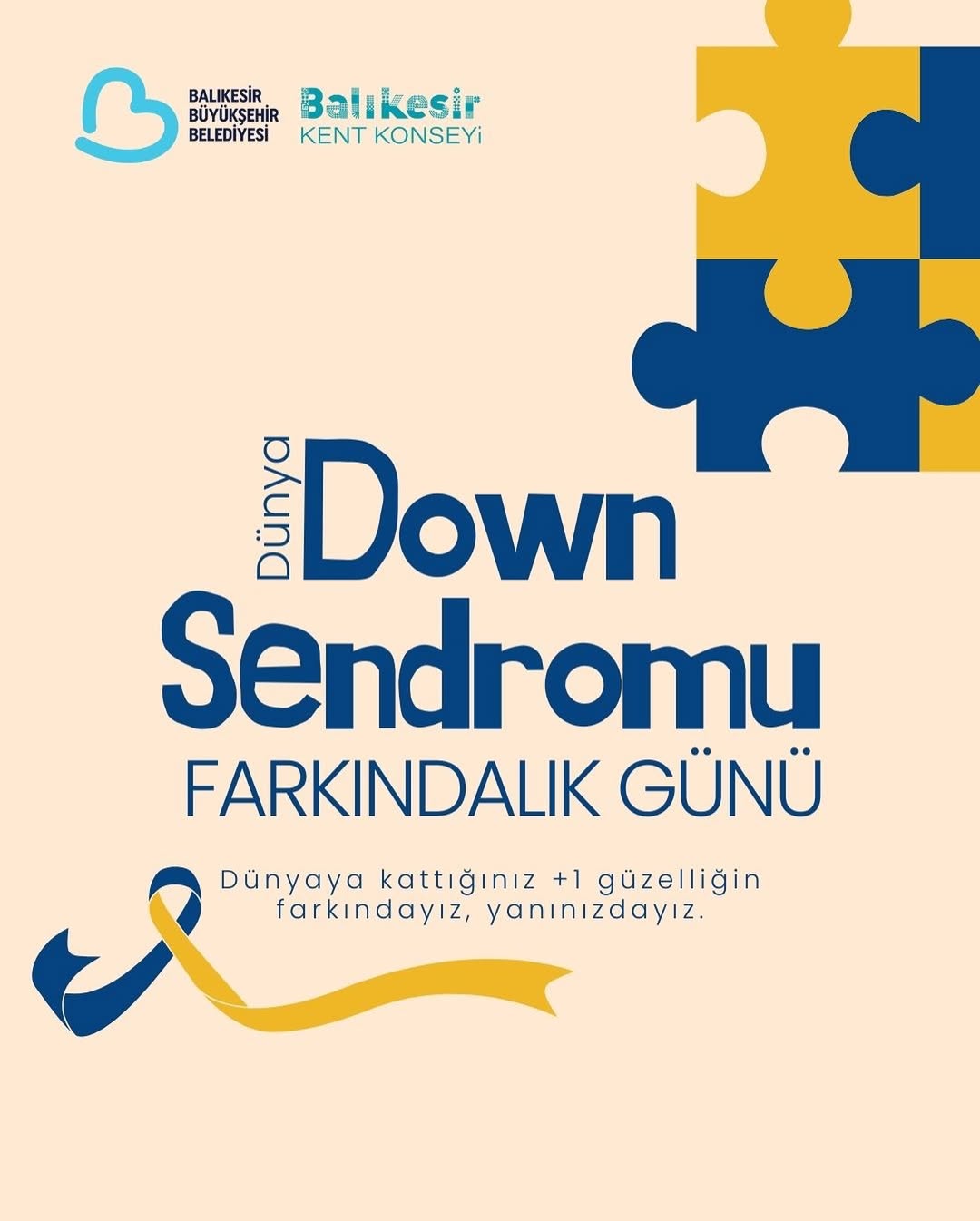 Balıkesir'de Down Sendromu Farkındalık Günü Etkinlikleri Düzenlendi