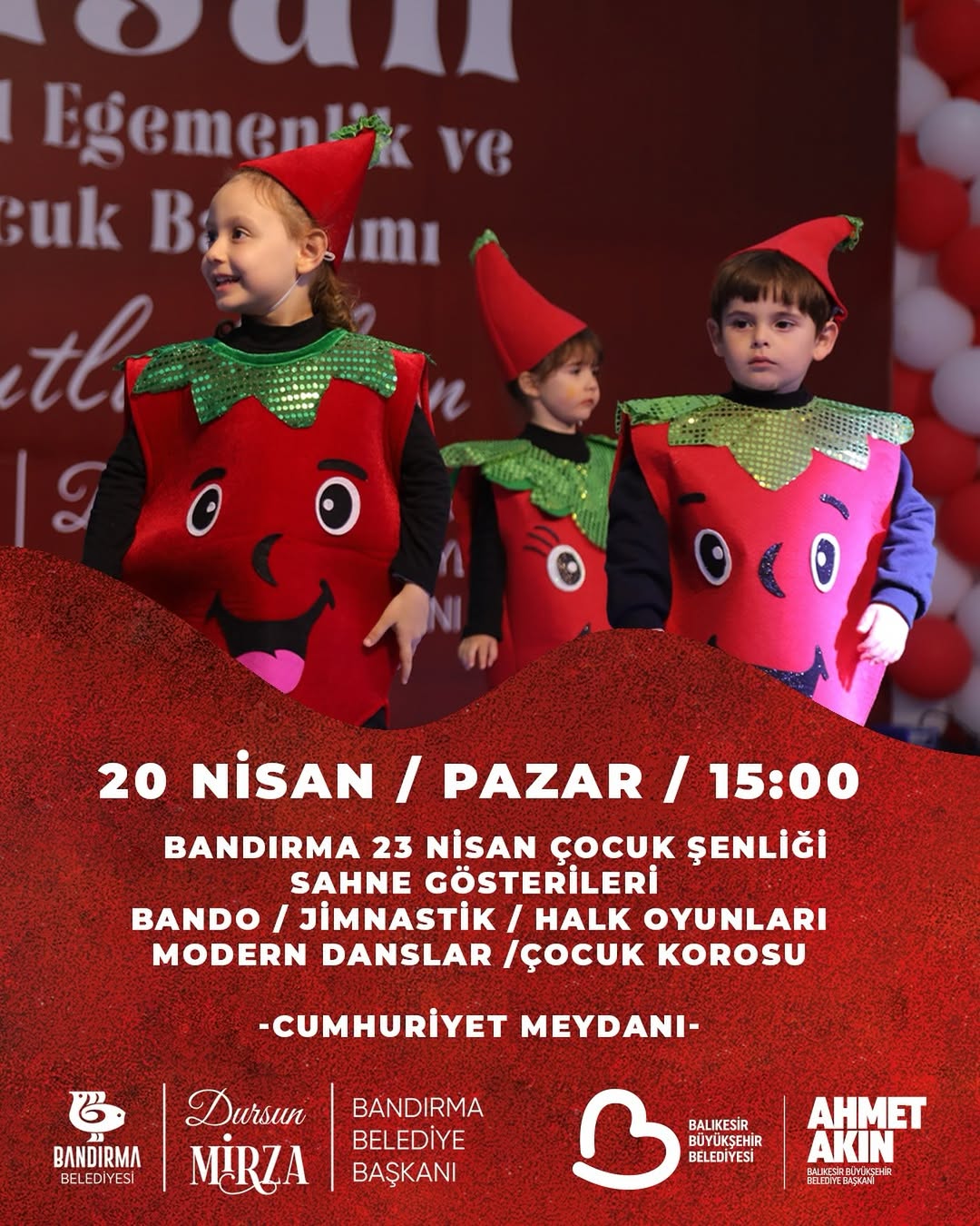 Bandırma'da 23 Nisan Coşkusu Başlıyor