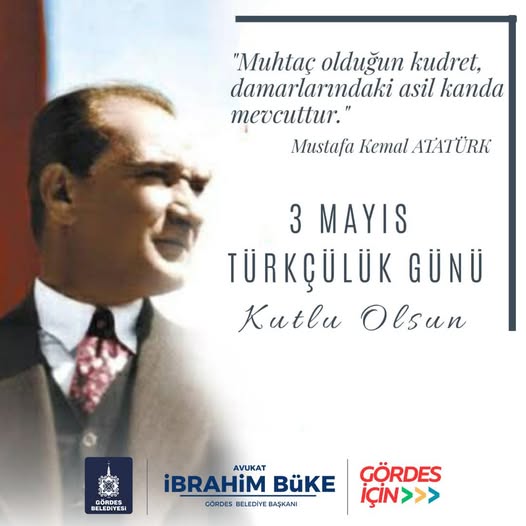 Gördes Belediyesi, 3 Mayıs Türk Dil Bayramı'nı Kutladı