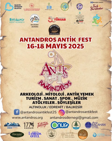 Edremit'te Antandros Antik Festivali Başlıyor
