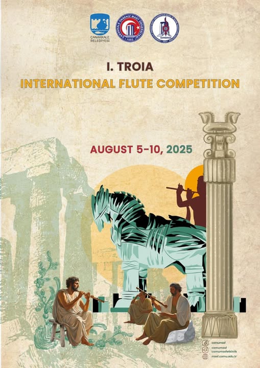 Çanakkale'de Troya Uluslararası Flüt Yarışması Başvuruları Devam Ediyor