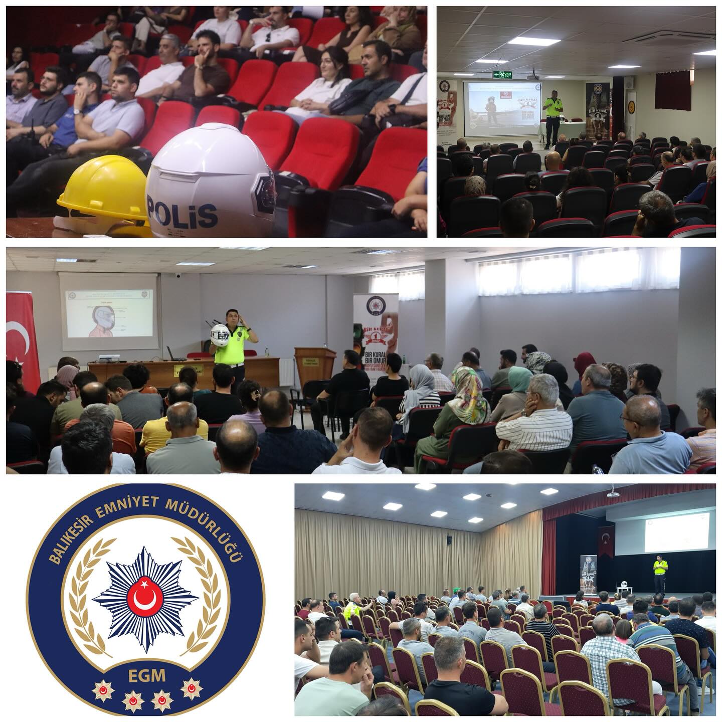 Balıkesir'de Kamu Çalışanlarına Kapsamlı Trafik Güvenliği Eğitimi Verildi