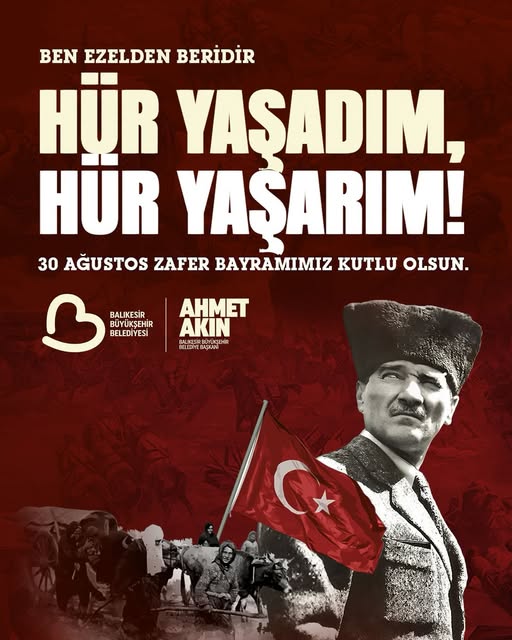 Balıkesir'de Atatürk'ün Zafer Günü Kutlamaları