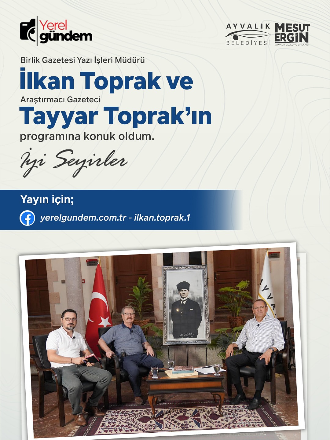 Ayvalık Belediyesi'nden Yerel Gazetecilere Röportaj