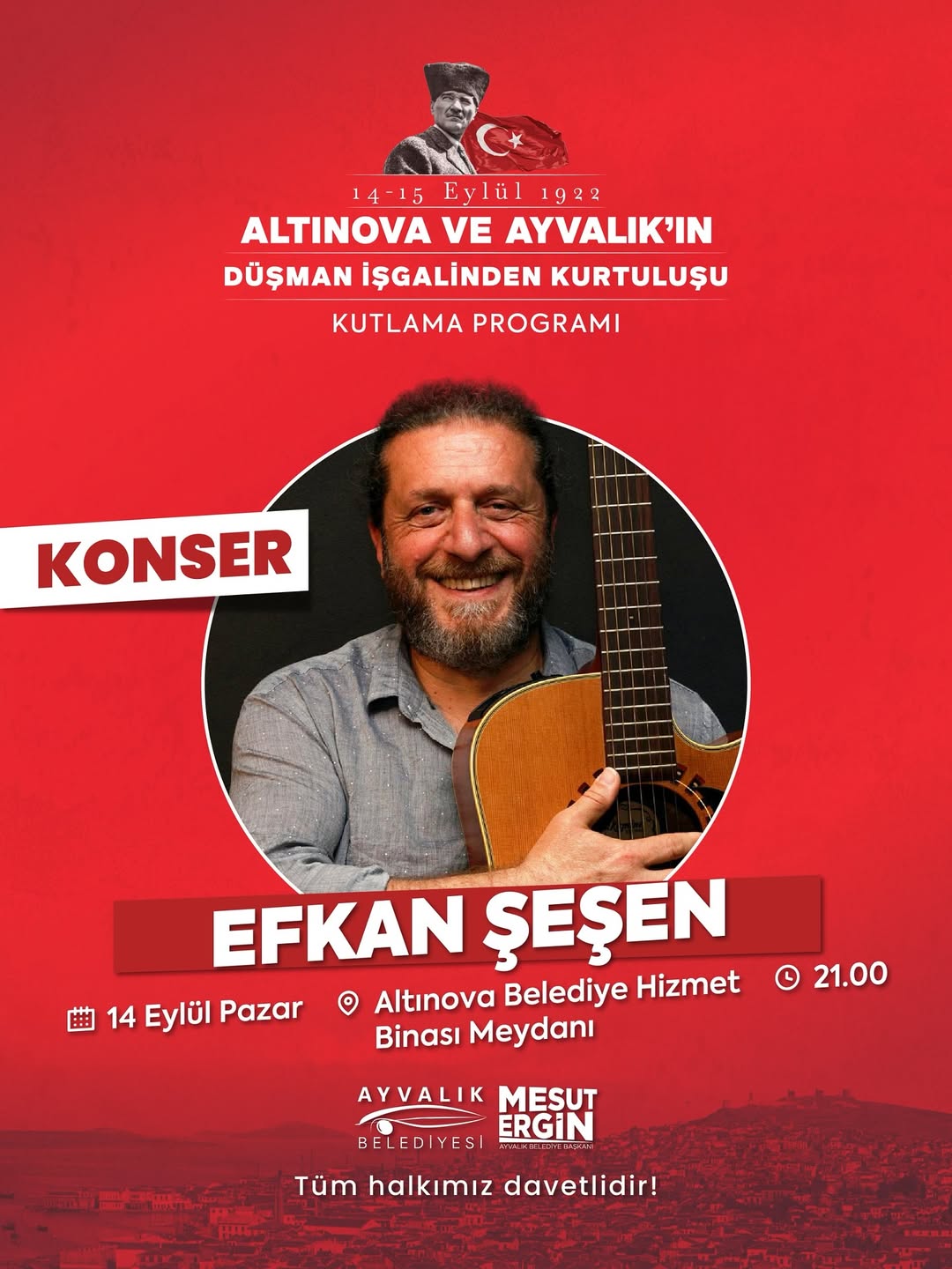 Ayvalık'ta Kurtuluş Coşkusu Müzikle Devam Ediyor