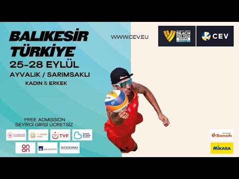 Balıkesir'de Dünya Plaj Voleybolu Turu Yarı Final Heyecanı