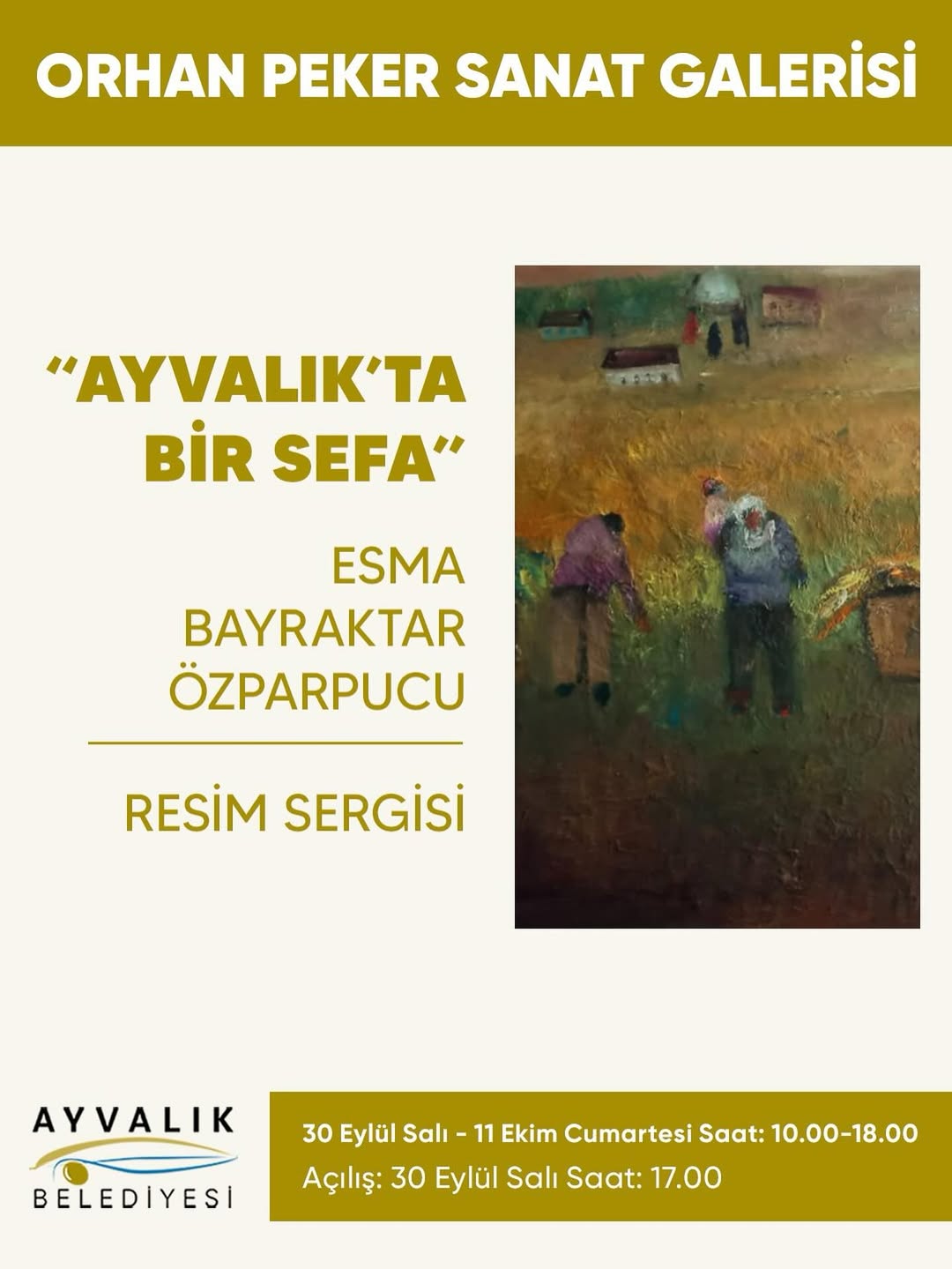 Ayvalık'ta Esma Bayraktar Özparpucu'nun 