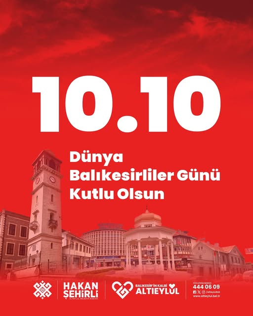 10 Ekim Dünya Balıkesirliler Günü Kutlandı