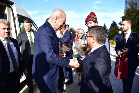 TBMM Başkanı Numan Kurtulmuş, Balıkesir Üniversitesi'ni Ziyaret Etti