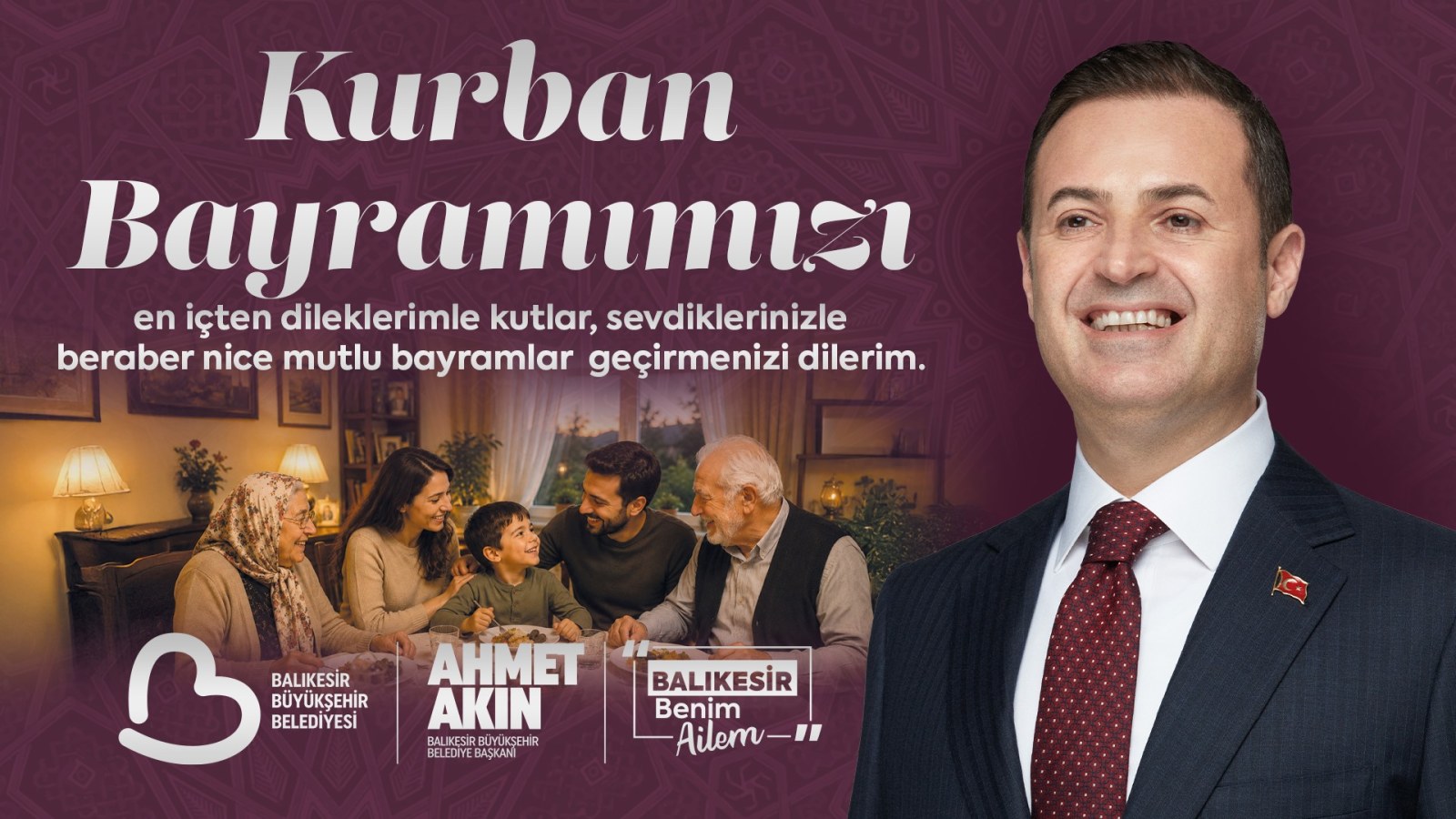 “Bayramlar Gönüllerin Birleştiği Günlerdir”
