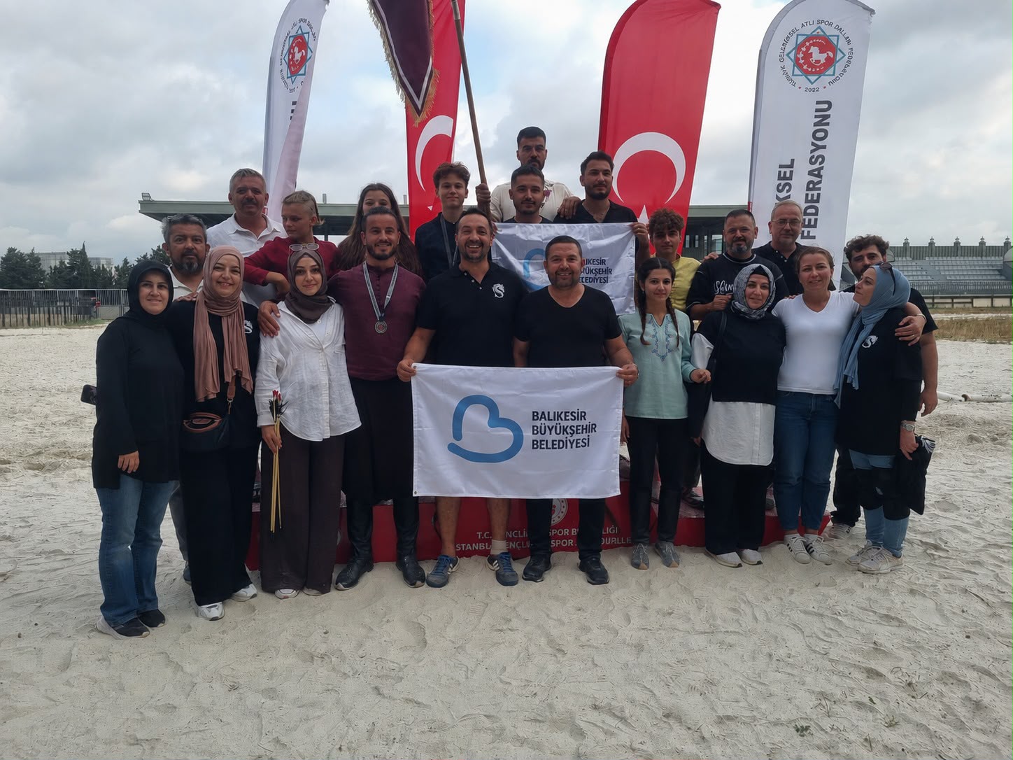 Atlı Okçuluk Türkiye Şampiyonası Yarı Finali’nde Büyükşehir Rüzgârı Esti